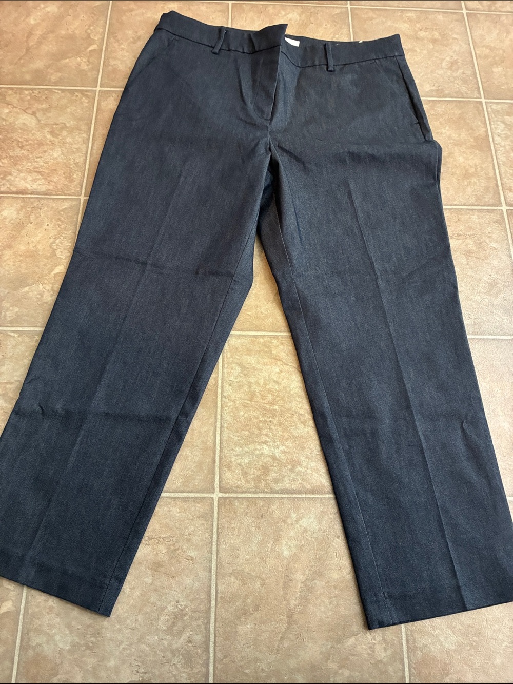 Women’s Loft Dress Pants in refined denim The Riviera Slim